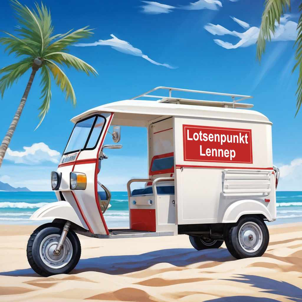 ape weiß am strand
